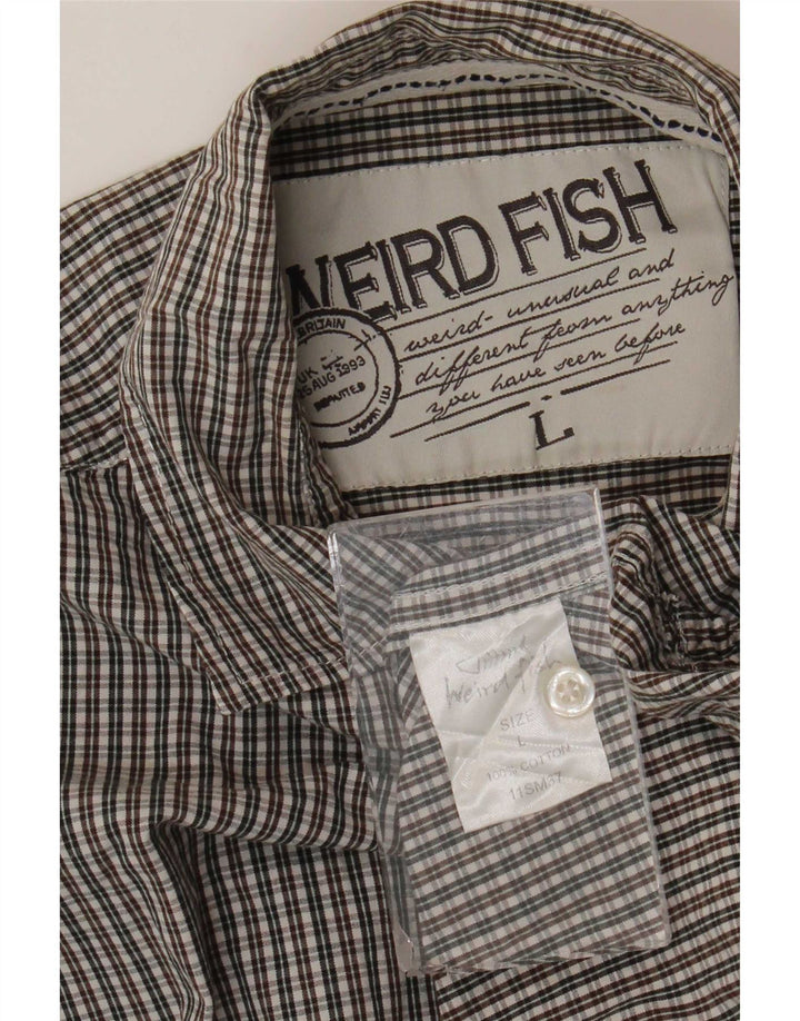 Veird Fish Muška košulja Velika šarena pamuk gingham