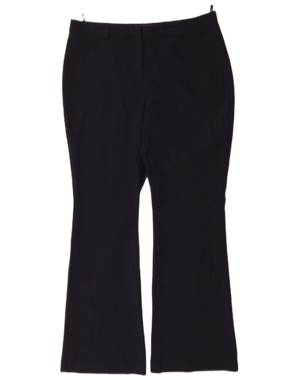 Marks & Spencer ženske ležerne hlače visokog struka UK 16 Large W36 L32 Mornarsko plave