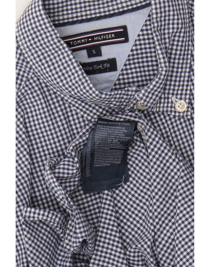 Tommy Hilfiger muška košulja Mala tamnoplava pamuk gingham