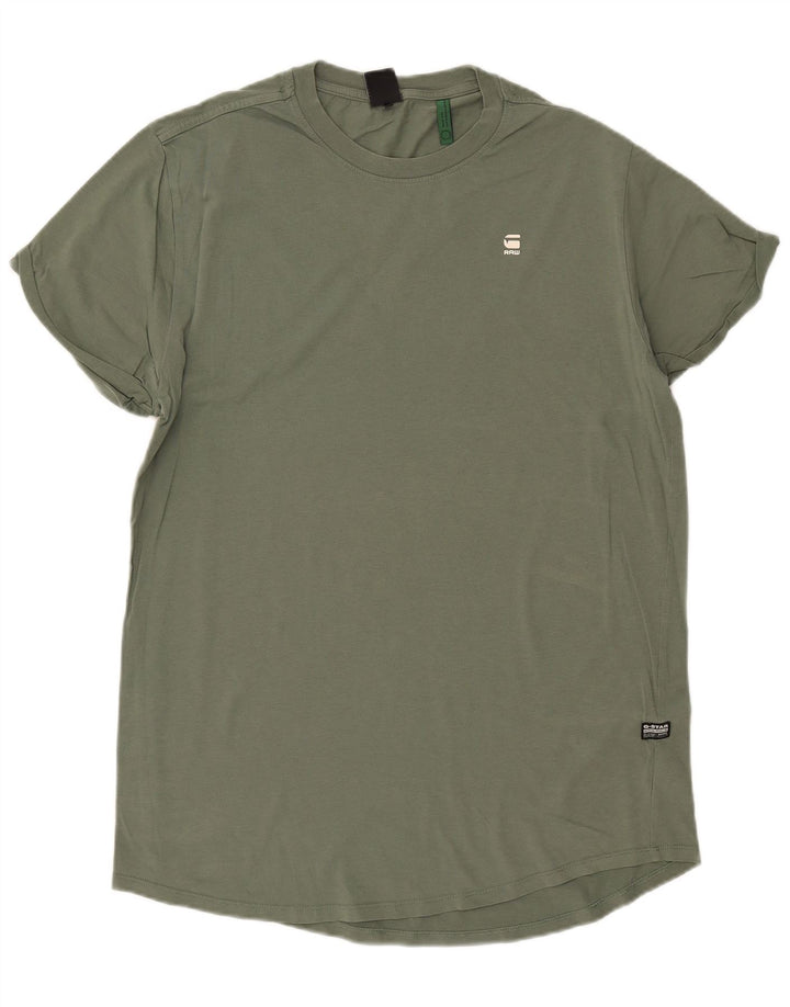 G-STAR Mens T-Shirt Top Large Khaki Cotton
