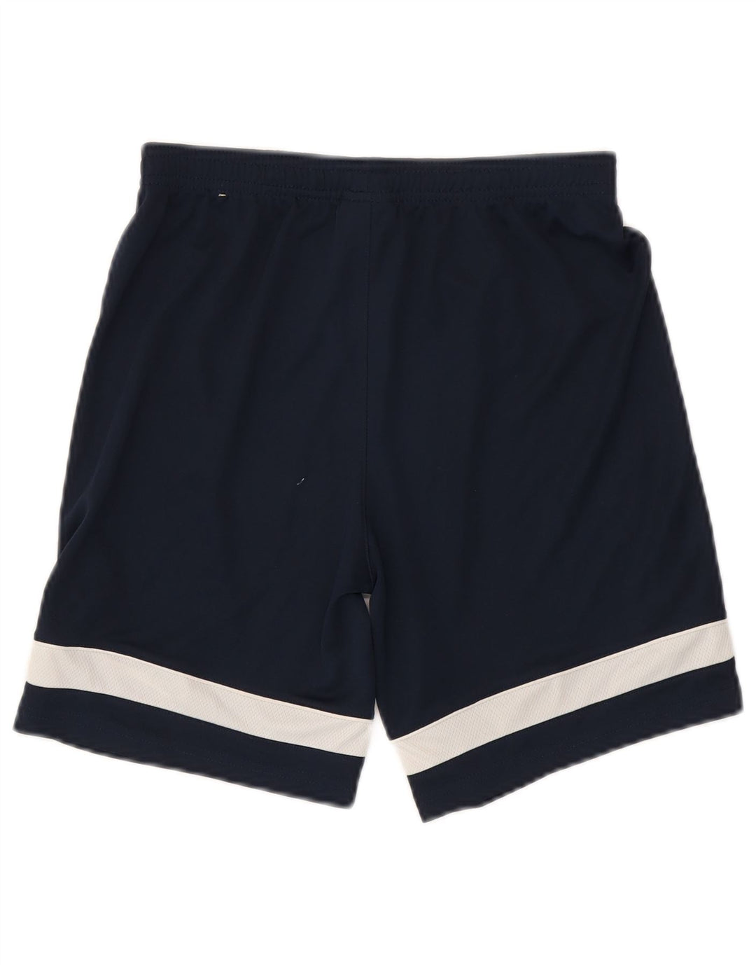 NIKE Boys Dri Fit Sport Shorts 12-13 Years Large Navy Blue Colourblock