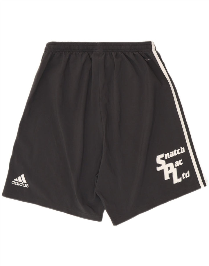 Adidas muške sportske kratke hlače Climalite Graphic, veliki crni poliester