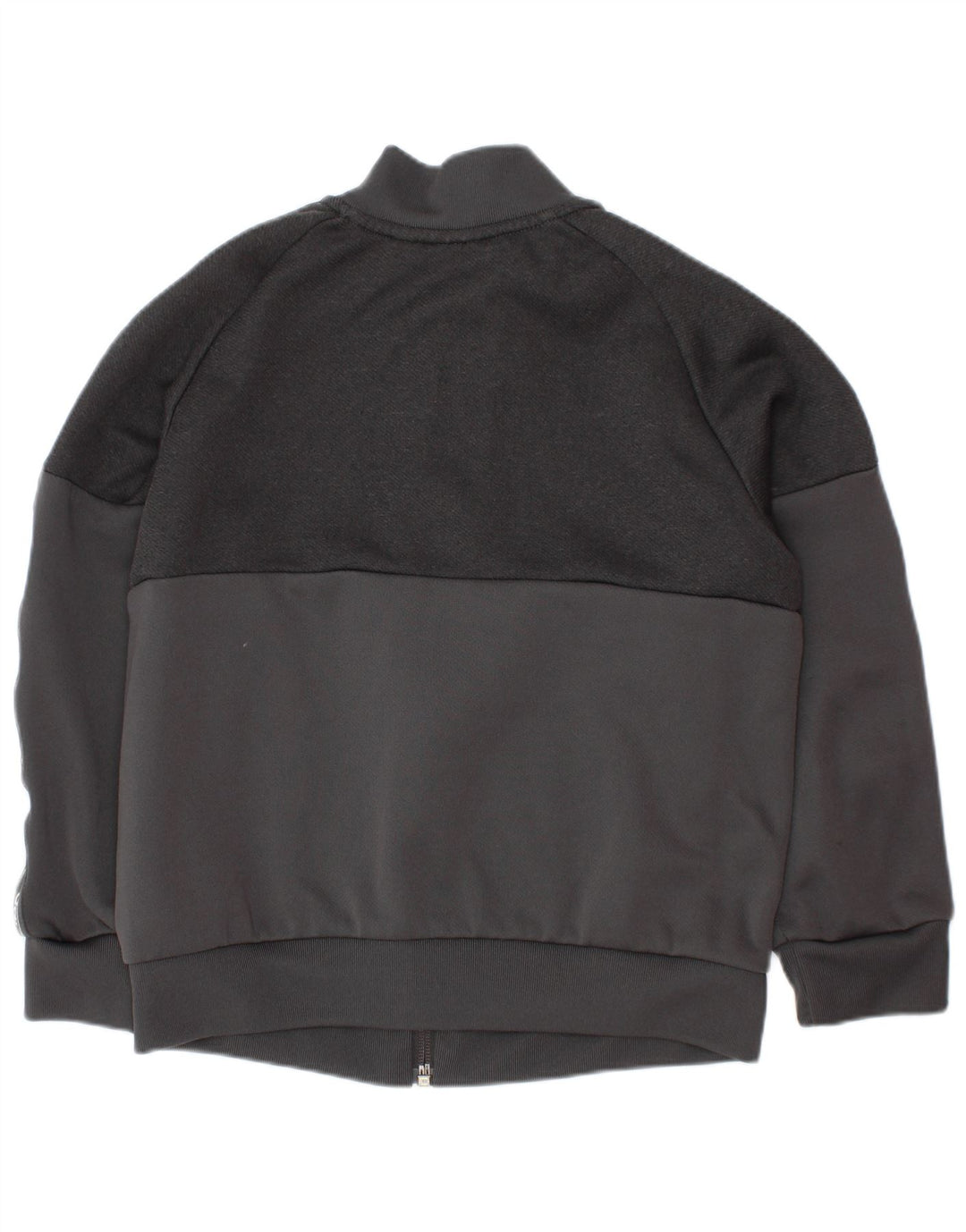 ADIDAS trenirka za dječake s grafičkim motivima, 6-7 godina, siva poliesterska jakna