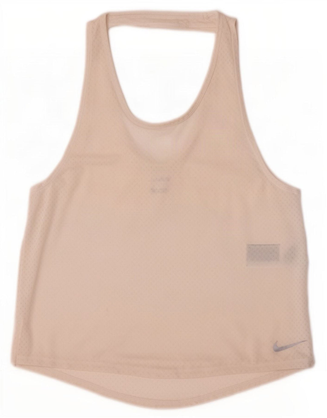 Nike Ženski Dri Fit Vest Top UK 12 Medium Off White Poliester