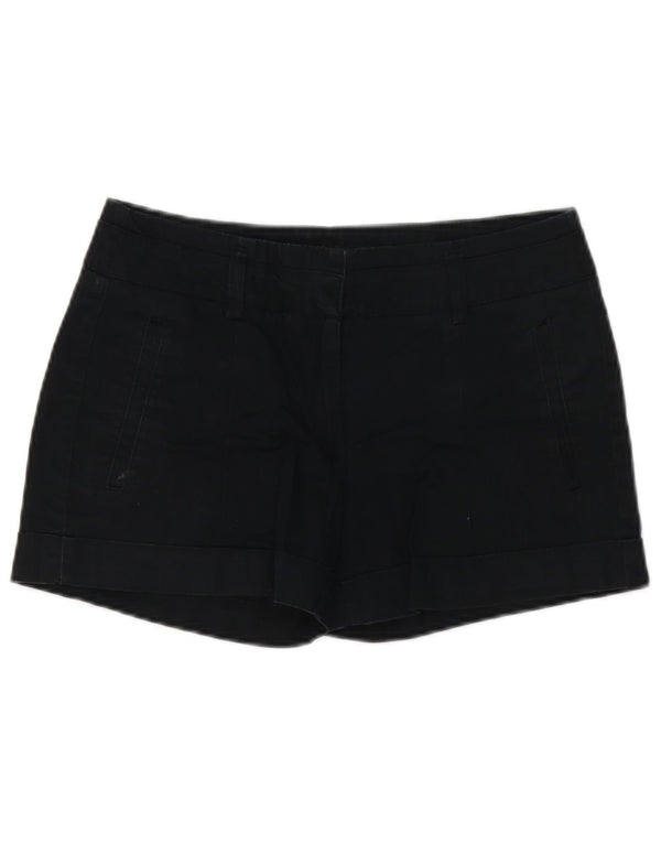 Zara ženske chino kratke hlače male W26 crni pamuk