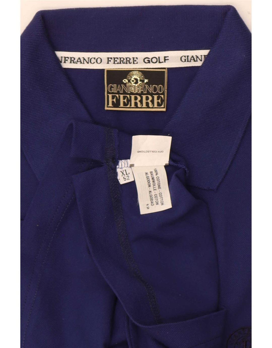 Gianfranco Ferre muška polo majica XL plavi pamuk