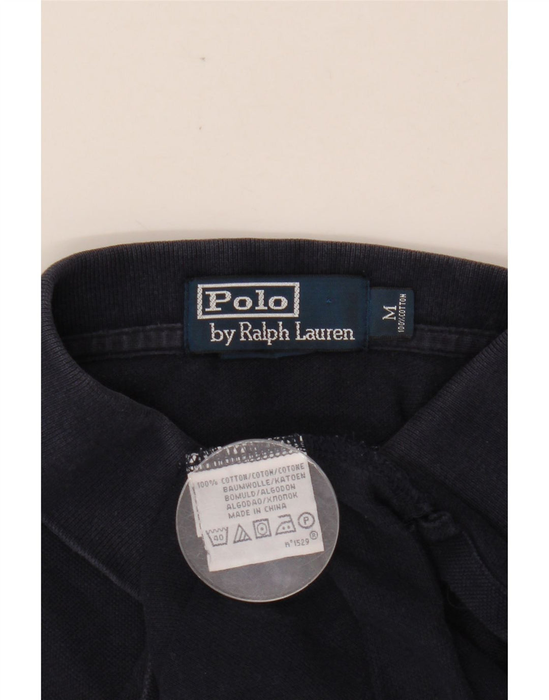 POLO RALPH LAUREN Muška polo majica Srednje tamnoplavi pamuk