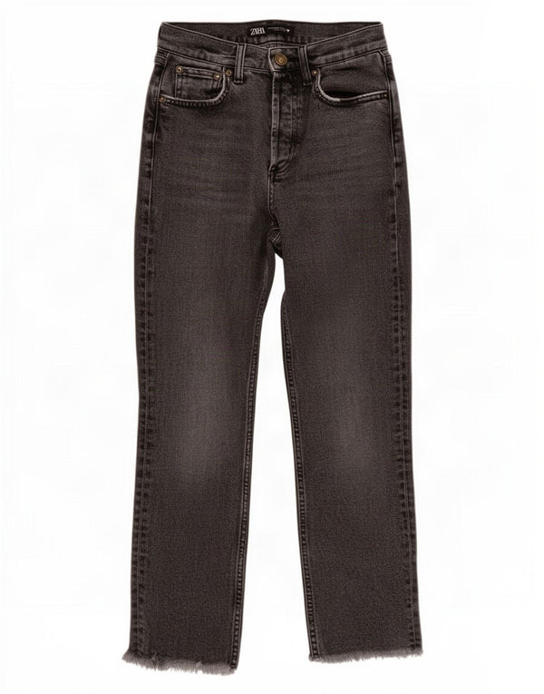 Zara ženske ravne traperice EU 34 2XS W24 L24 sive