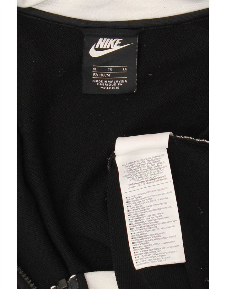 Nike Boys Trenirka Gornja jakna 13-14 godina XL crna poliesterska boja