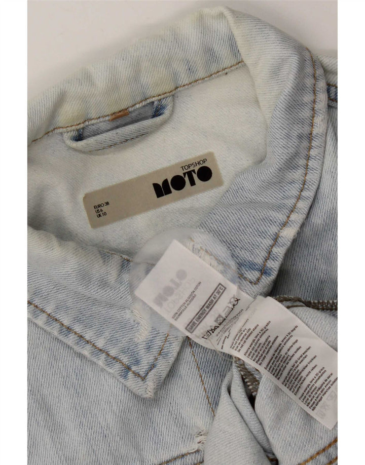 Topshop ženska traper jakna UK 10 Small Blue Cotton