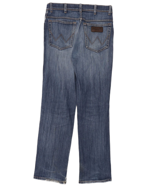 Wrangler ženske rastezljive ravne traperice Texas, W32 L32, plavi pamuk