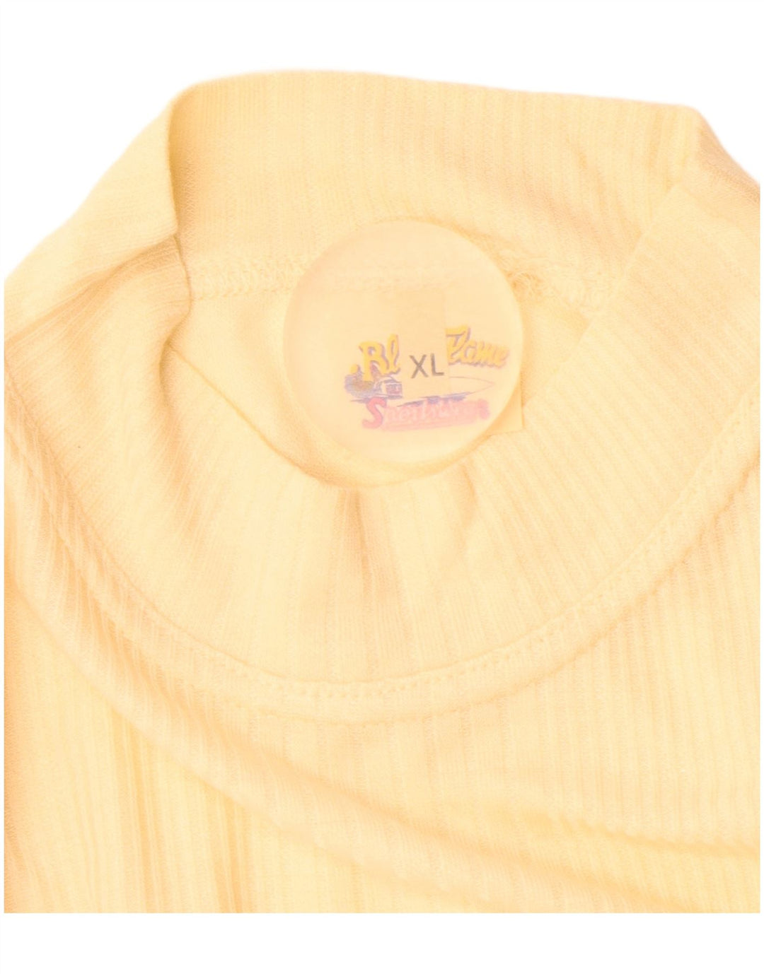 BLUE FLAME Muška majica kratkih rukava XL Žuta viskoza