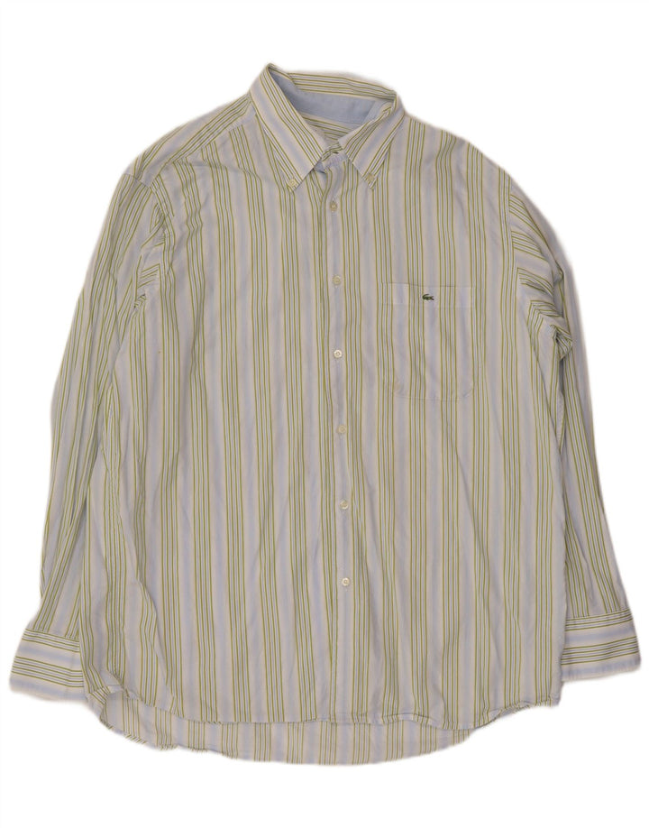 Lacoste muška košulja, veličina 44 XL, pamuk na plave pruge