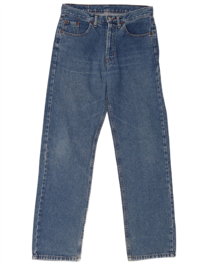 Levi's ženske 501 ravne traperice W32 L30 plavi pamuk