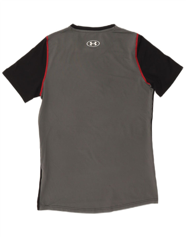 Under Armour muška majica kratkih rukava Mali crni poliester u boji