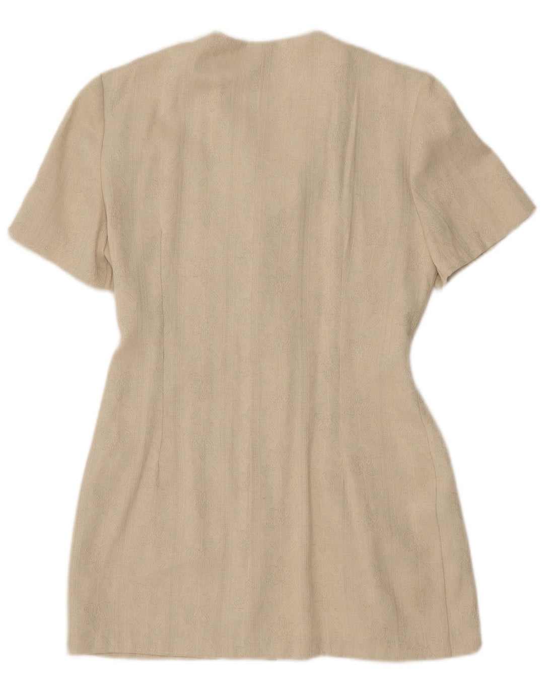 Vintage ženska duga jakna kratkih rukava UK 8 Small Beige Classic