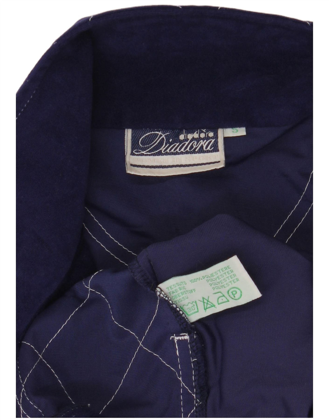 Mala plava poliesterska muška trenirka s grafičkim motivima Diadora