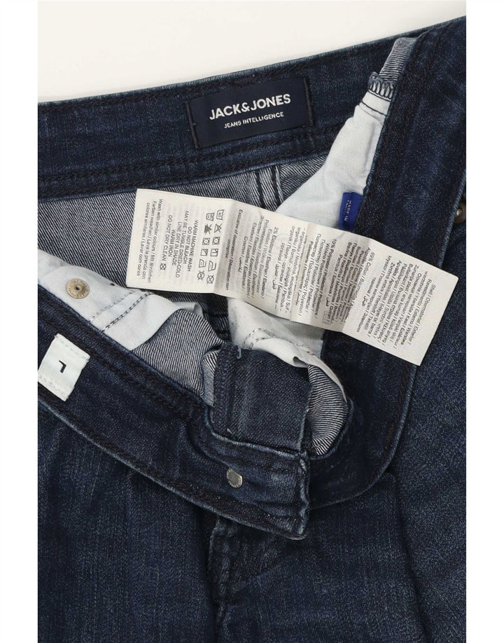 Jack & Jones muške Liam traper kratke hlače velike W34 tamnoplavi pamuk