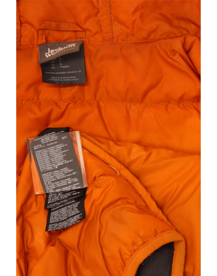 JACK WOLFSKIN Muška podstavljena jakna s kapuljačom UK 34 Mala siva poliamid