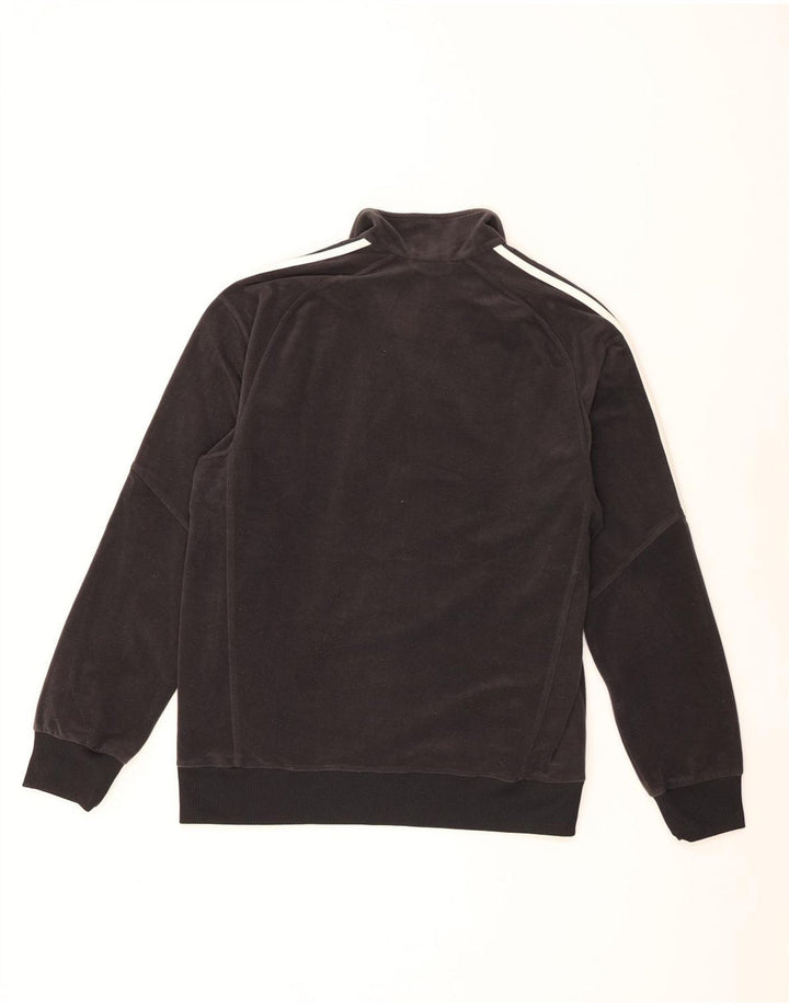 Adidas muška flis jakna UK 38 srednji crni poliester