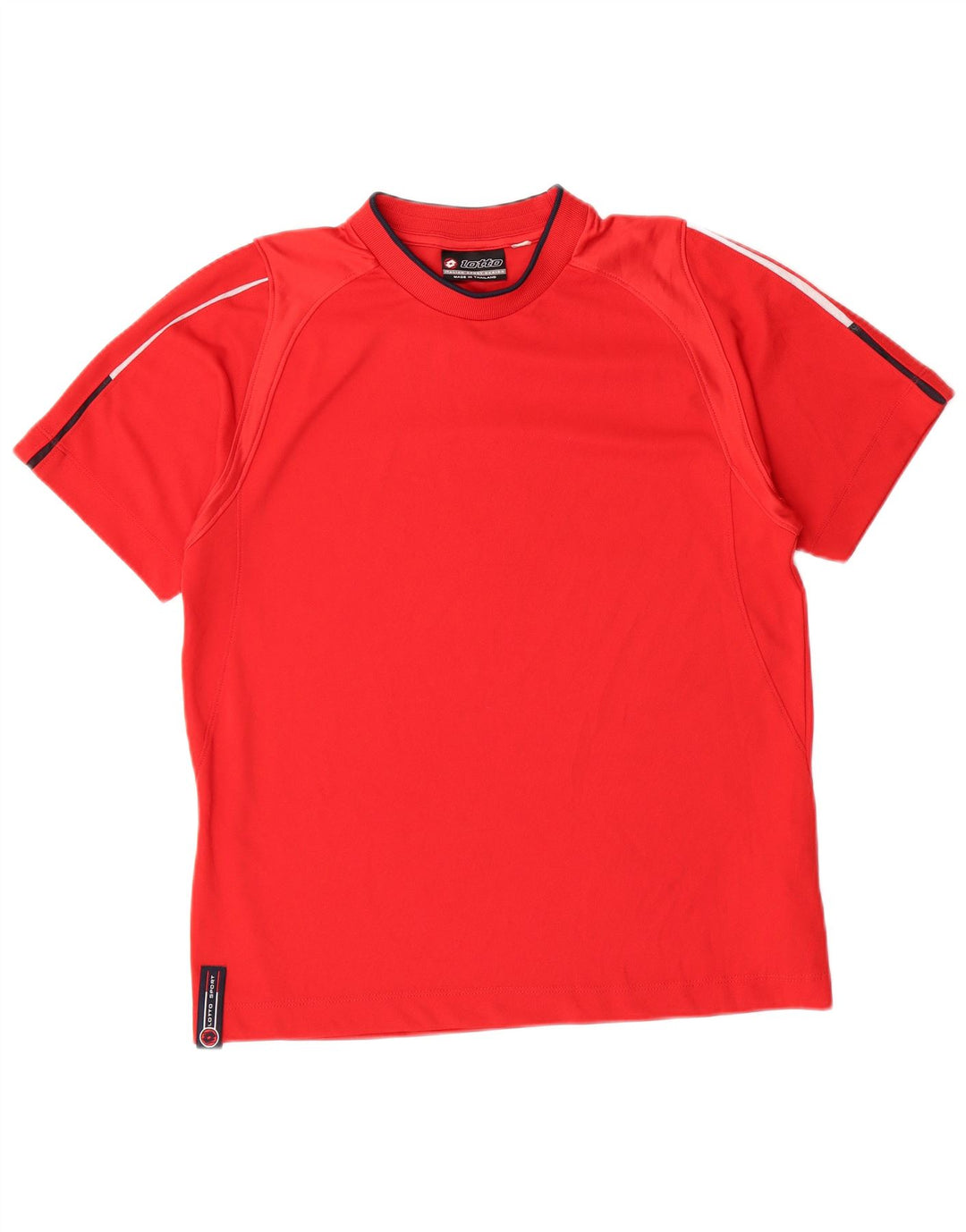 LOTTO Mens T-Shirt Top UK 36/38 Small Red Polyester