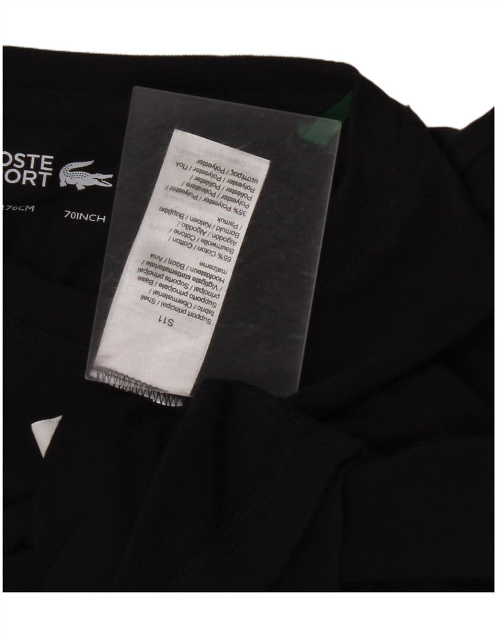 LACOSTE Dječja majica dugih rukava s grafikama 15-16 godina, tamnoplavi pamuk