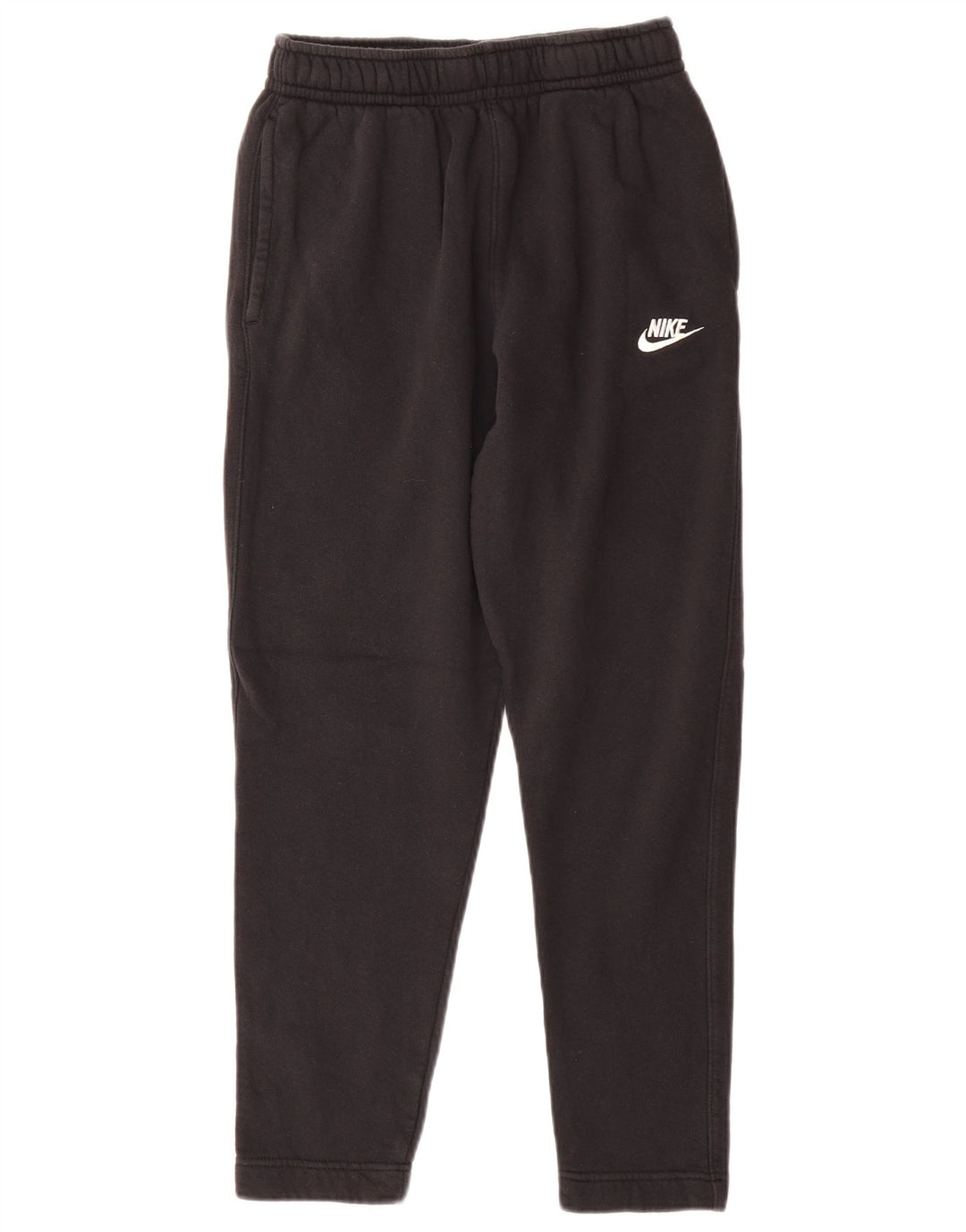 NIKE Mens Tracksuit Trousers XS Black Cotton