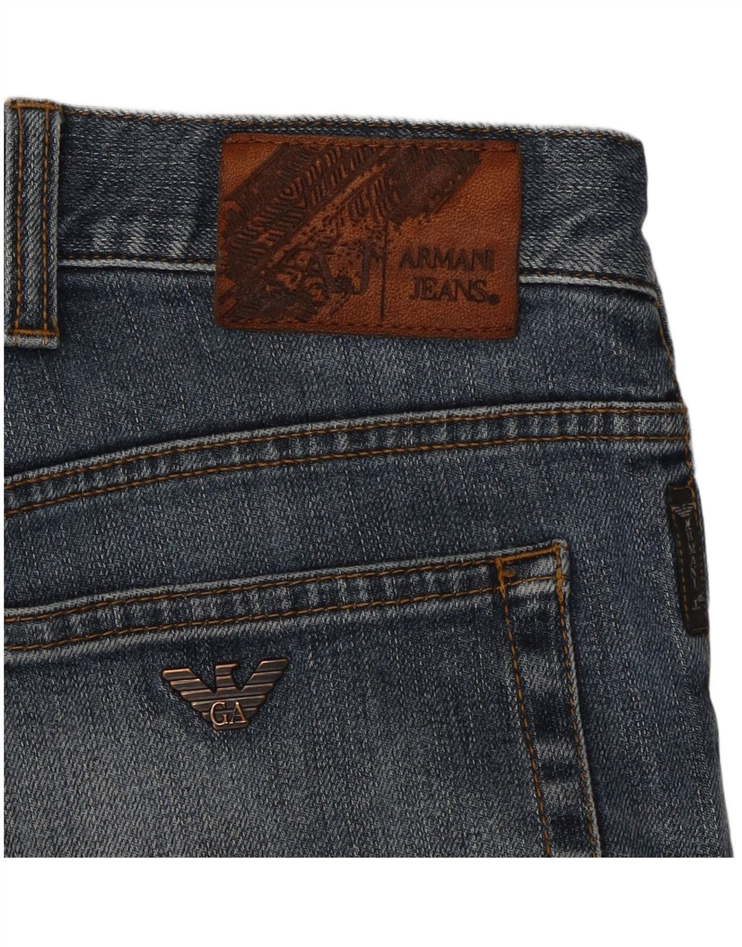 Armani ženske uske traperice W32 L29 plave