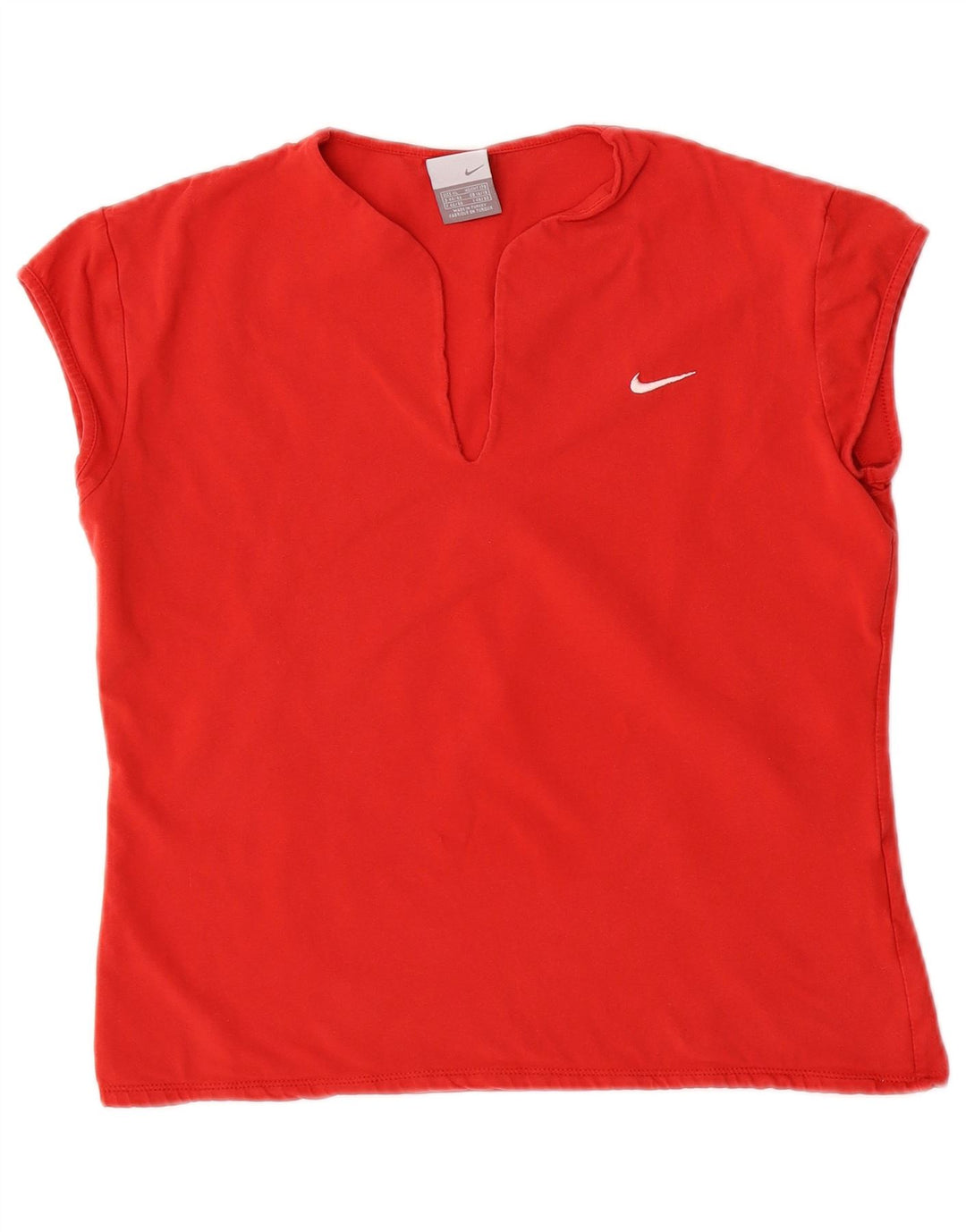 NIKE ženska majica kratkih rukava UK 16/18 XL, crveni pamuk