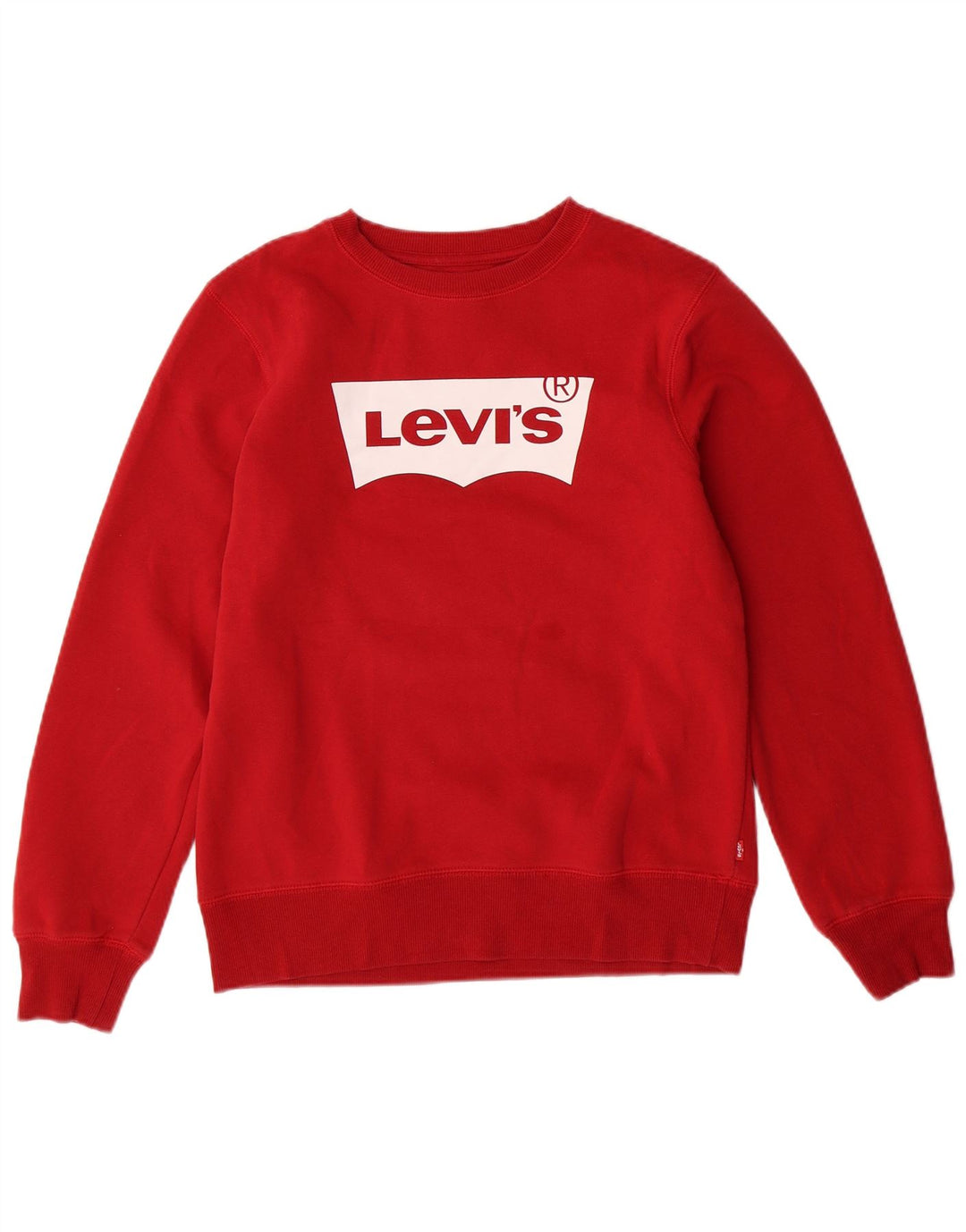 LEVI'S Boys Graphic Sweatshirt Džemper 13-14 godina, crveni pamuk