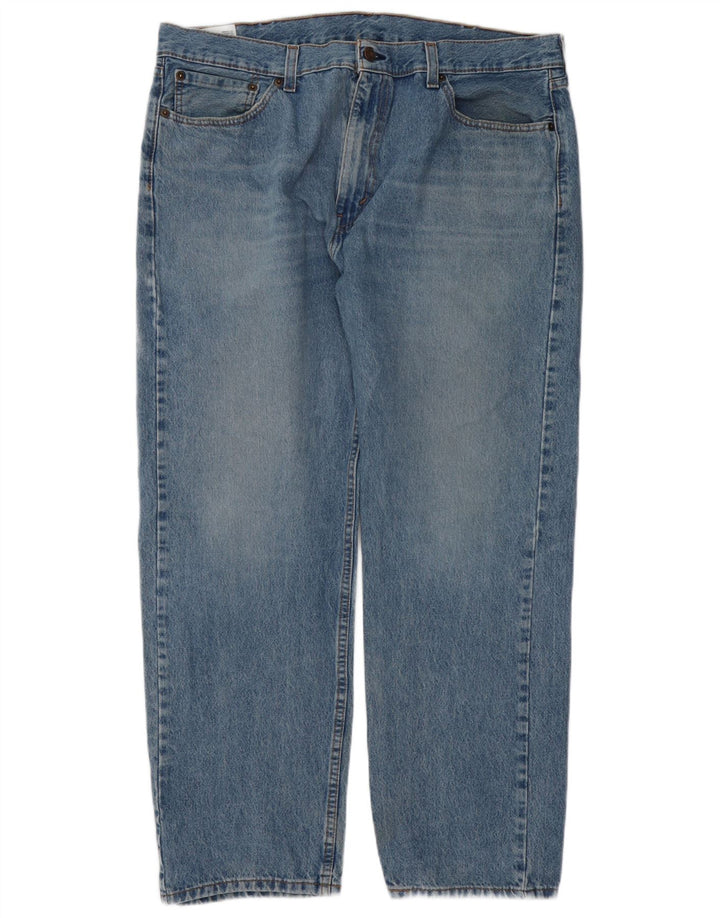 Levi's muške 505 ravne traperice W38 L30 plavi pamuk