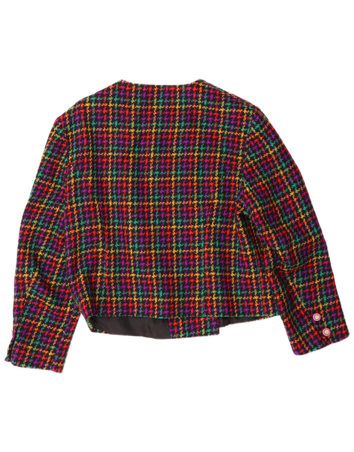 VINTAGE Ženska jakna s dvorednim kopčanjem EU 44 XL u više boja