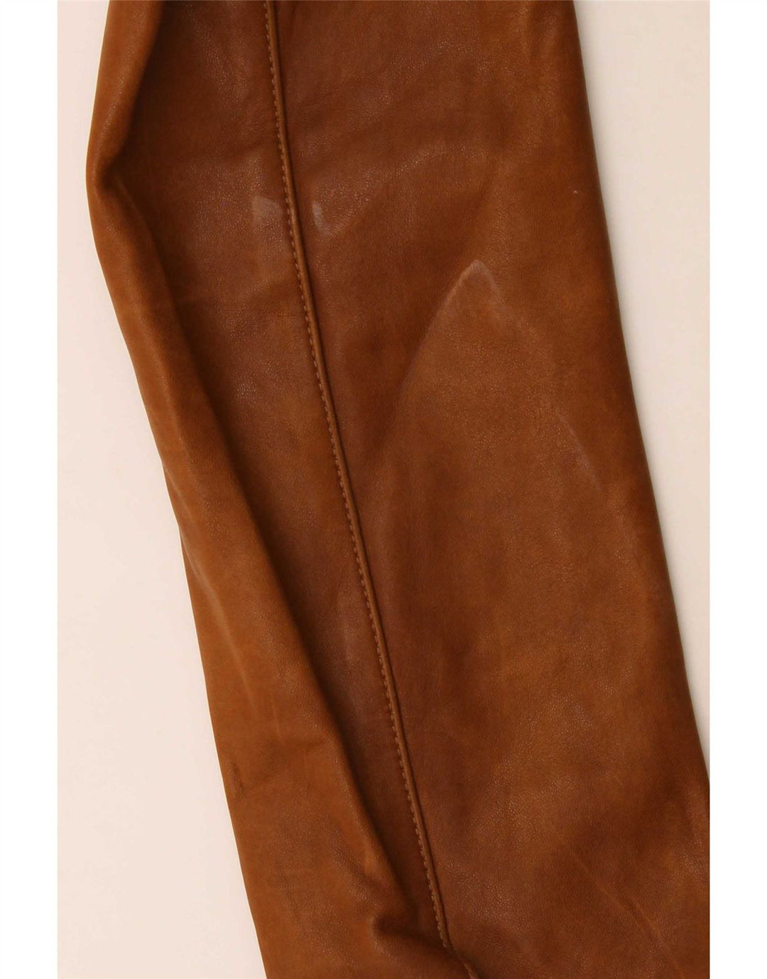 Massimo Dutti ženska kožna jakna sako s 3 gumba UK 8 Mala smeđa