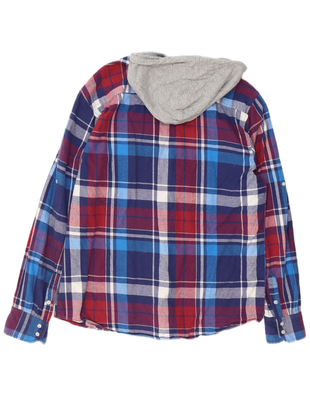 Quiksilver muška flanelska košulja s kapuljačom, veliki šareni karo