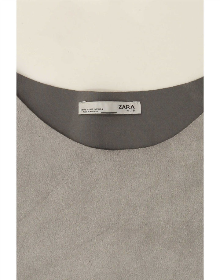 Top ženske bluze Zara UK 10 Small Grey Colourblock
