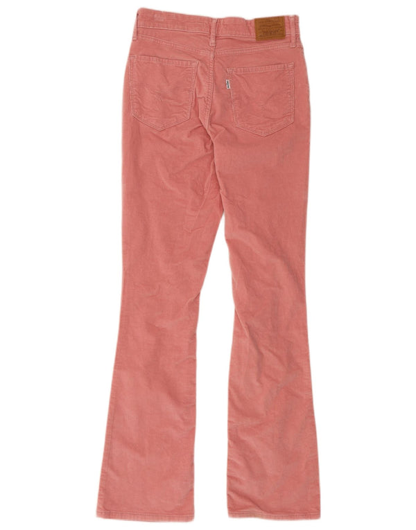 Levi's ženske 725 hlače od samta s visokim strukom W26 L32 Ružičasti pamuk