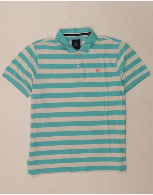 Crew Clothing Muška polo majica 2XL pamuk na tirkizne pruge