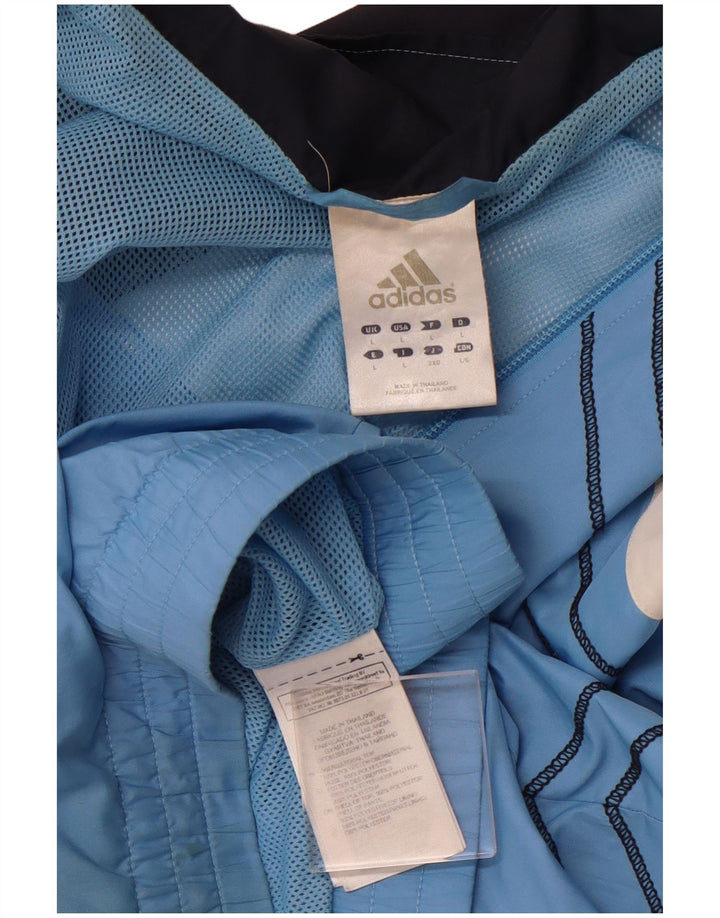 ADIDAS muška trenirka velika jakna od poliestera plave boje