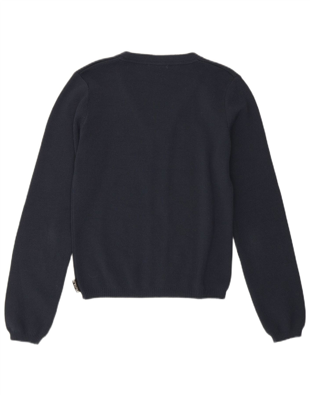 Playlife ženski kratki kardigan pulover UK 12 Srednji tamnoplavi poliamid