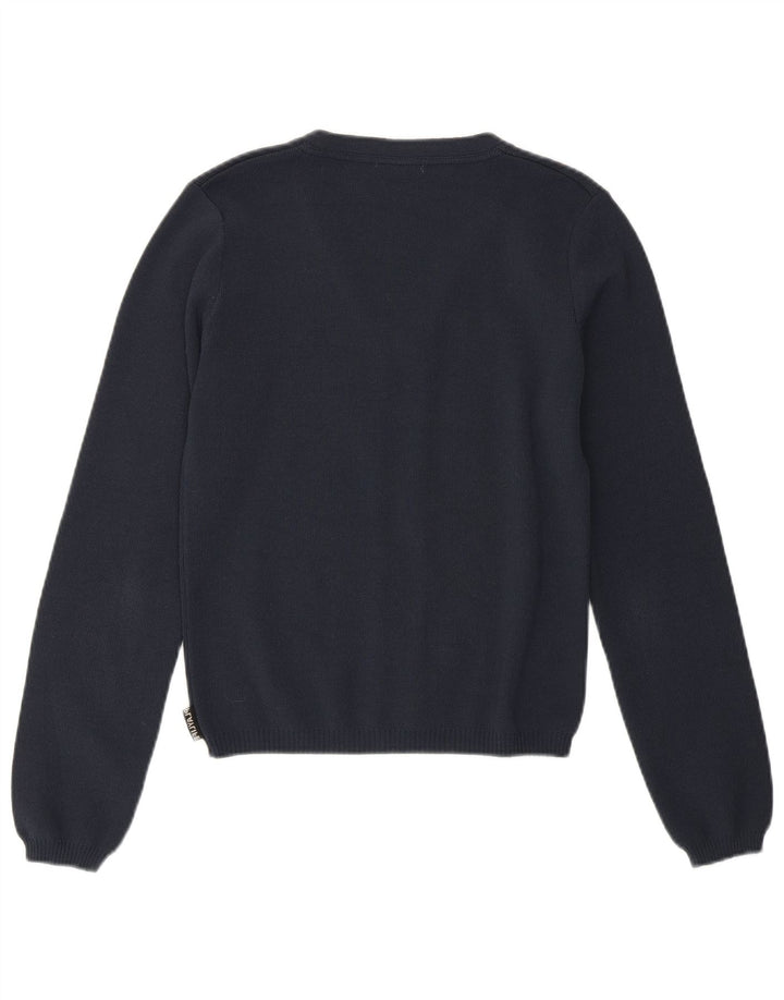 Playlife ženski kratki kardigan pulover UK 12 Srednji tamnoplavi poliamid