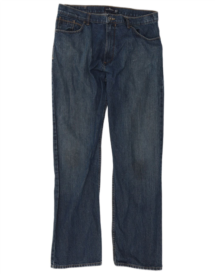 Marks & Spencer muške ravne traperice Blue Harbor W36 L33 plavi pamuk