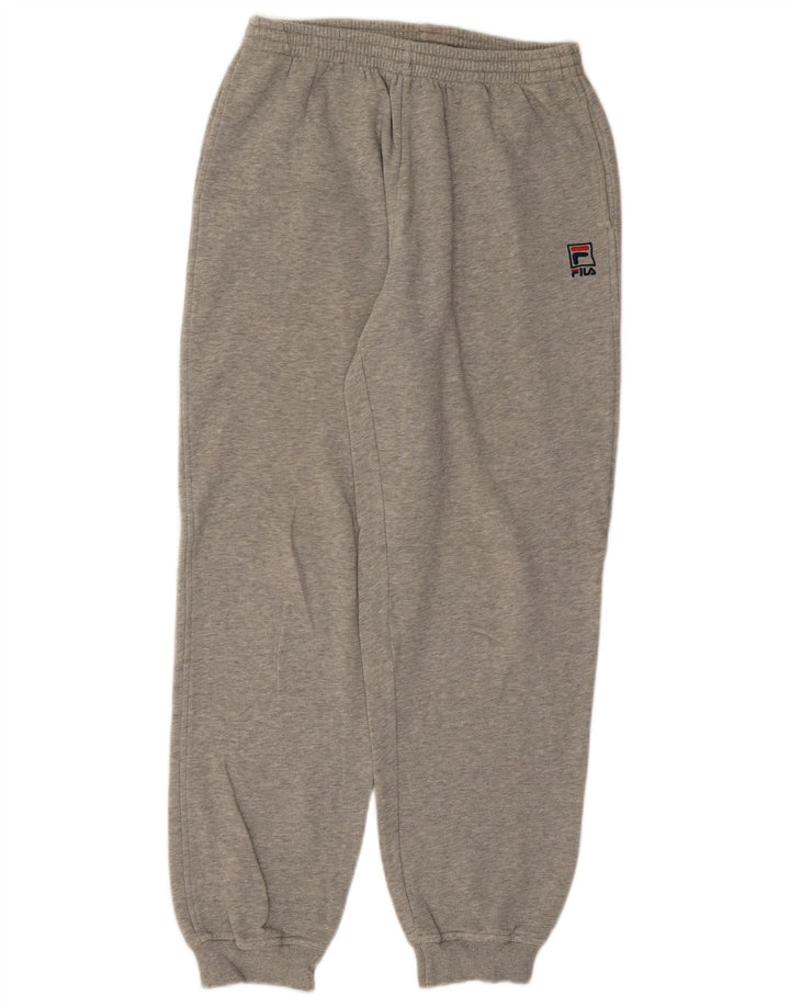 FILA Mens Tracksuit Trousers Joggers Small  Grey