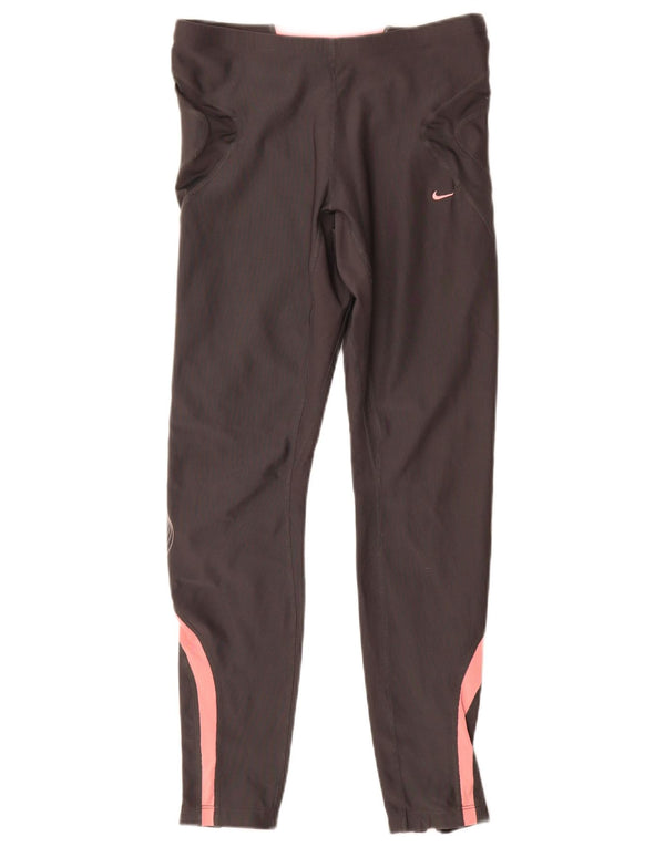 Nike ženske Dri Fit tajice UK 10/12 srednje sive boje