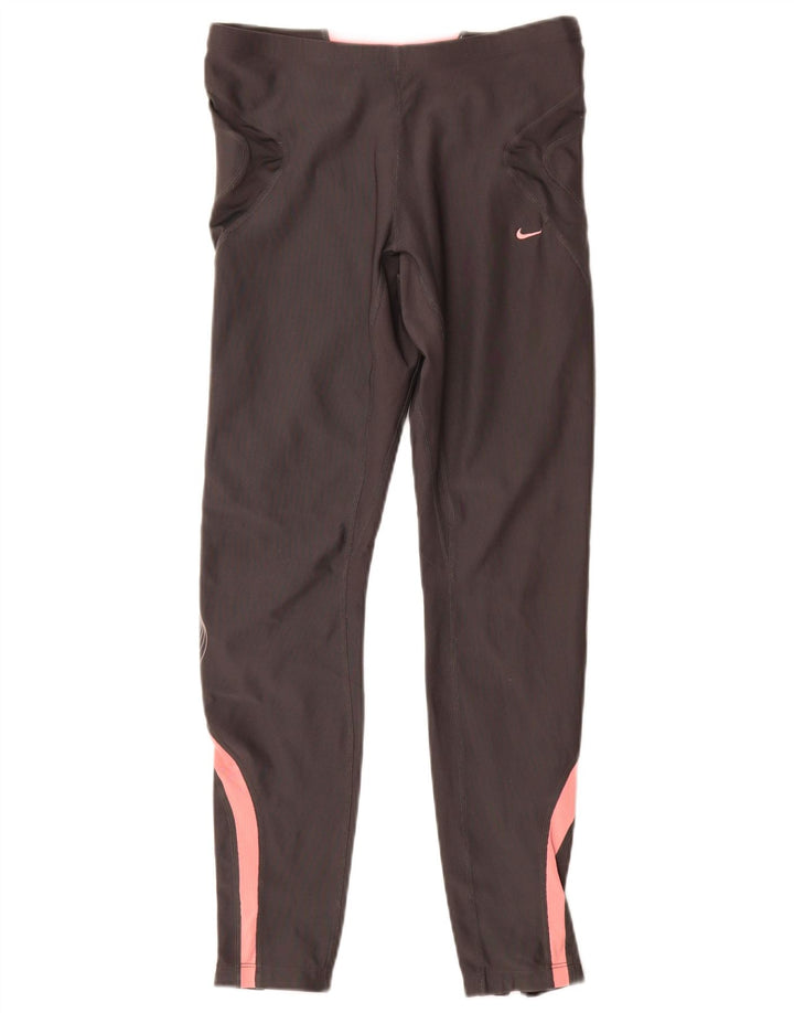 Nike ženske Dri Fit tajice UK 10/12 srednje sive boje