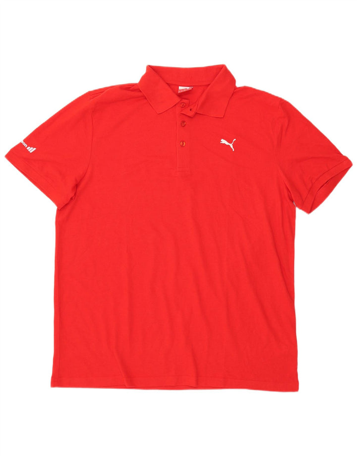 PUMA muška polo majica 2XL crveni pamuk