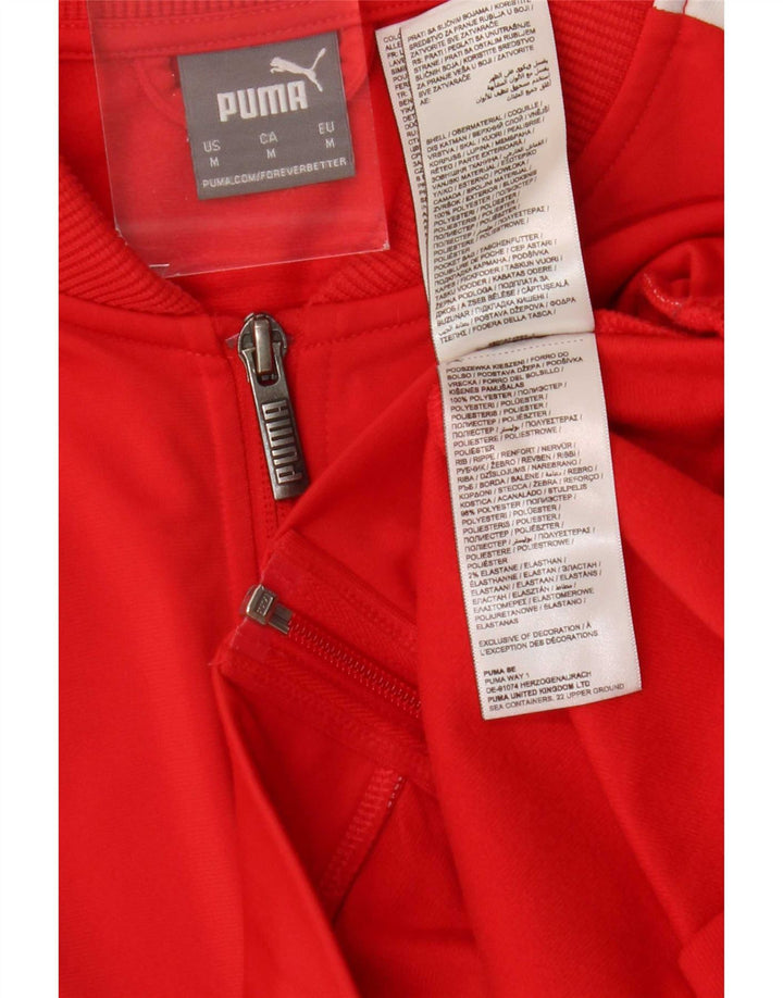 Puma muška gornja jakna trenirke Medium Red Colourblock Poliester