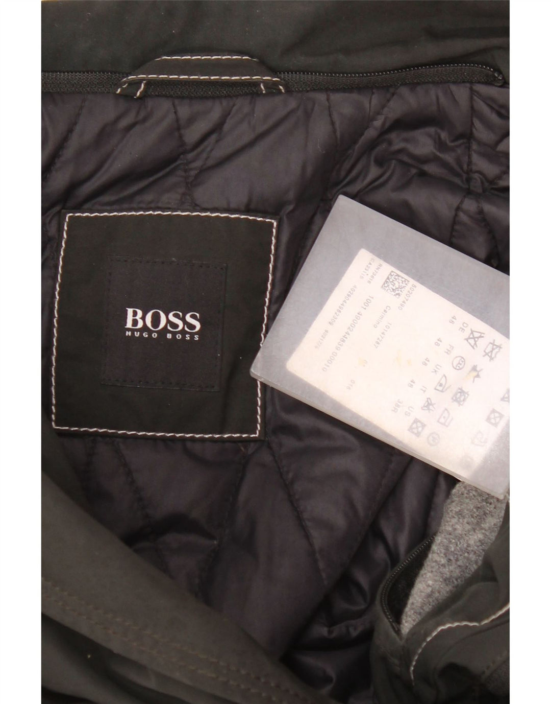 Muška pomoćna jakna Hugo Boss EU 48 Srednji crni poliester