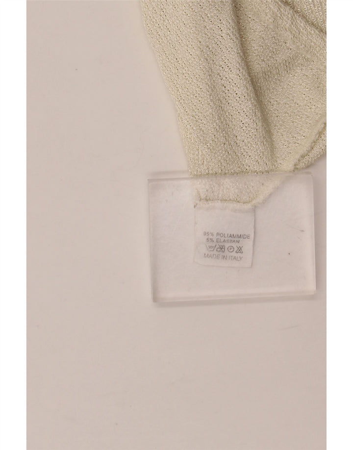 EMANUEL UNGARO Ženski gornji dio bluze bez rukava UK 12 srednje bijele boje