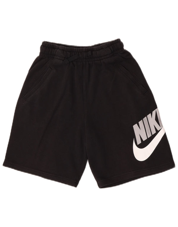 Nike Boys Graphic Sport Shorts 12-13 Years Large Black Pamuk