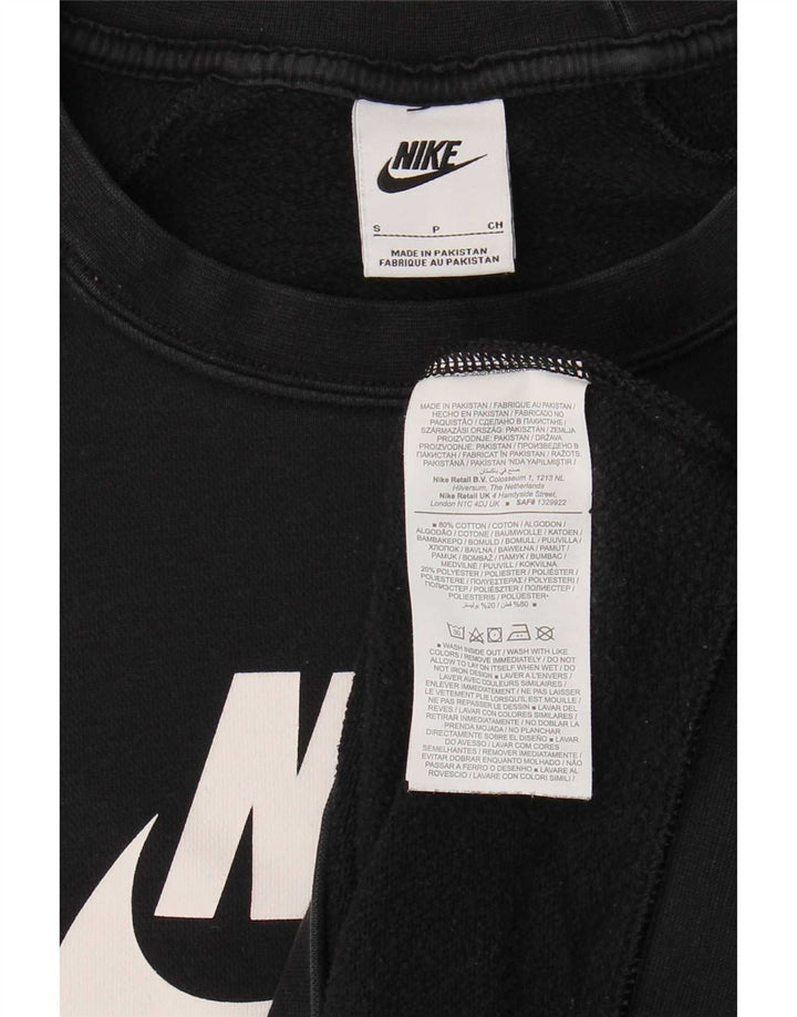 Nike Ženska majica s grafičkim motivima UK 10 Mali crni pamuk